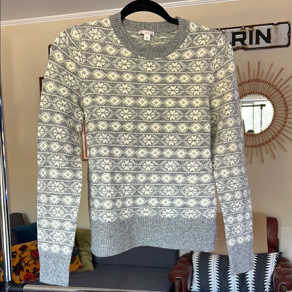 Gap Fair Isle Wool Sweater
